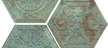 ZINC GREEN MIX DECOR HEXAGON